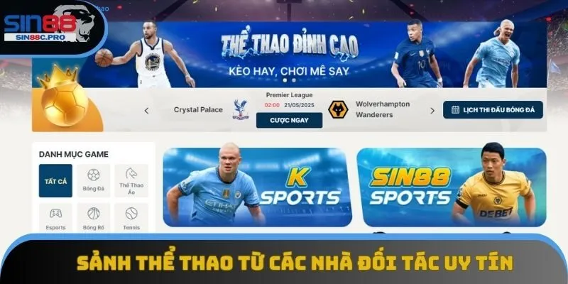 Sảnh thể thao bài bản từ các nhà đối tác uy tín Sảnh thể thao bài bản từ các nhà đối tác uy tín