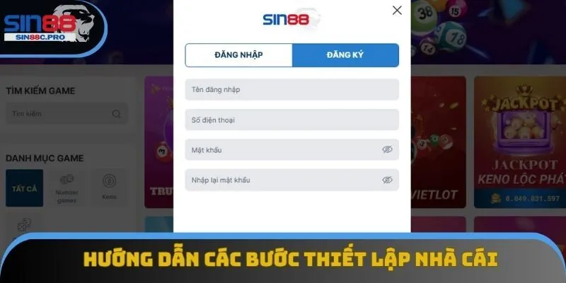 Hướng dẫn các bước thiết lập nhà cái Hướng dẫn các bước thiết lập nhà cái